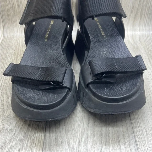 United Nude Black Platform Sandals - Picture 3 of 15